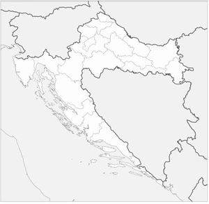 Página para Colorir Página para Colorir Mapa da Croácia