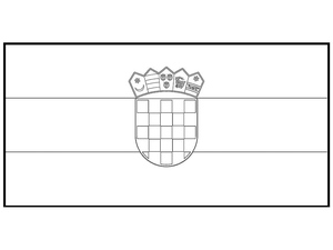 Bandeira da Croácia