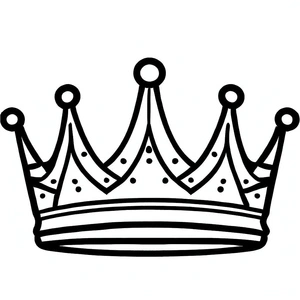Página para Colorir Página para Colorir Coroa 2
