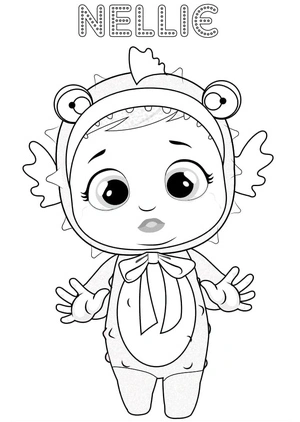 Página para Colorir Nellie, a Chorona