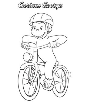 George, o esperto e curioso de bicicleta