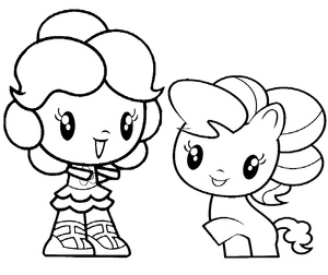 Adorable Cutie Mark Crew - Página para Colorir