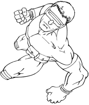 Personagem mutante com um olho dos X-Men