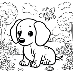 Dachshund Filhote Adorável