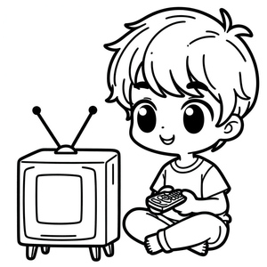 Rotina Diária: Assistindo TV