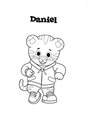 Esboço de uma Imagem do Daniel Tiger