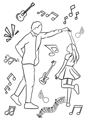 Pai e Filha Dançando