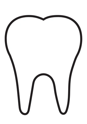 Página para Colorir Escovação Simples e Saúde Bucal