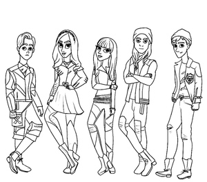 Descendentes Desenho Disney