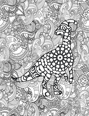 Mandala do Parasaurolophus