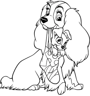 Página para Colorir Página de Colorir Disney de Natal