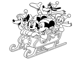 Natal Disney para imprimir