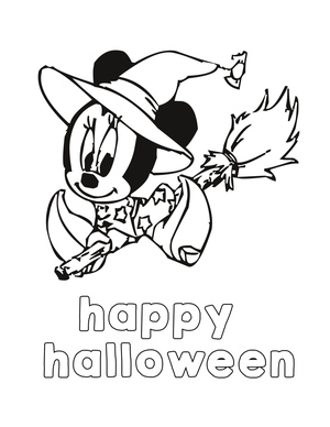 Disney Halloween Bebê Minnie