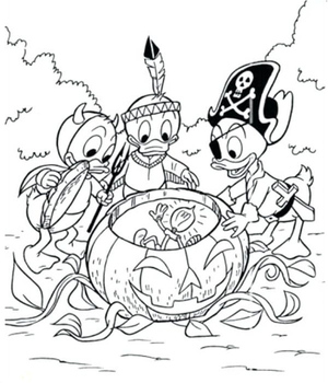 Halloween da Disney com Billy, Willie e Dilly
