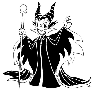 Página para colorir de Halloween com a Margarida da Disney