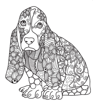 Mandala Canina Divertida