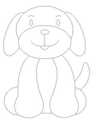 Atividade de Traçado do Cachorro Encantador