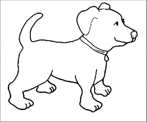 Página para Colorir Página para Colorir de Cachorro