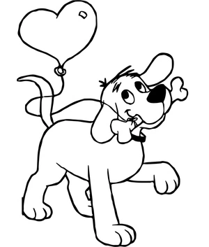 Página para Colorir Clifford