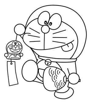 Página para Colorir Página para Colorir do Doraemon