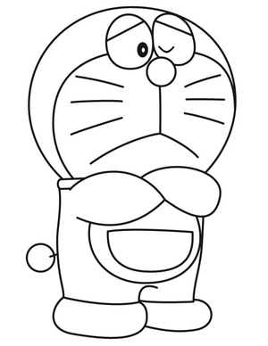 Doraemon Pensativo