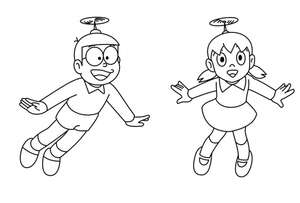 Nobita e Shizuka
