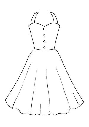Imprimir Vestido Encantador