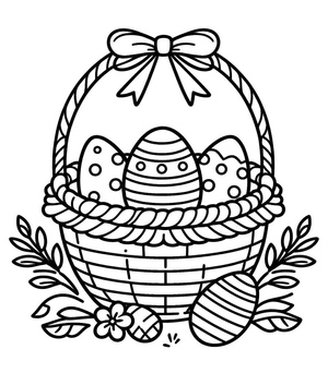 Cesta de Páscoa Linda