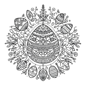 Delícia de Mandala de Páscoa