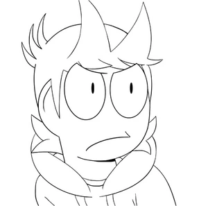Página para Colorir Página de Colorir Eddsworld para Crianças