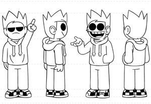Página para Colorir O Mundo do Tom