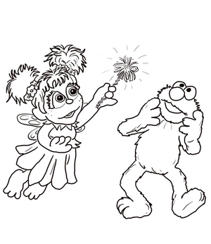Abby Cadabby e Elmo