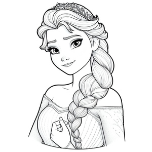 Rainha Elsa é linda