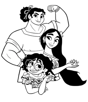 Página para Colorir Página para Colorir Encanto para Imprimir