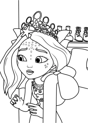 Página para Colorir Personagem Encantadora Enchantimals