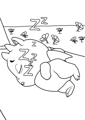 Página para Colorir Página para Colorir Dragão Adormecido de Enchantimals