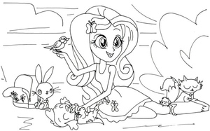 Fluttershy e Seus Muitos Amigos