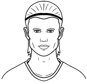 Página para Colorir do Erling Haaland para Crianças