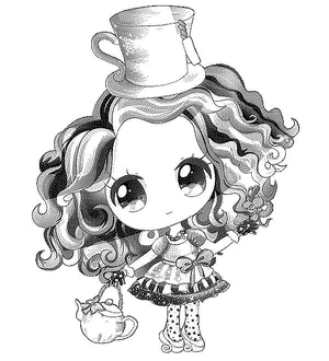 Página para Colorir Boneca de Ever After High