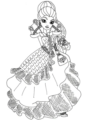 Página para Colorir Página de Colorir Contos de Fadas Ever After High