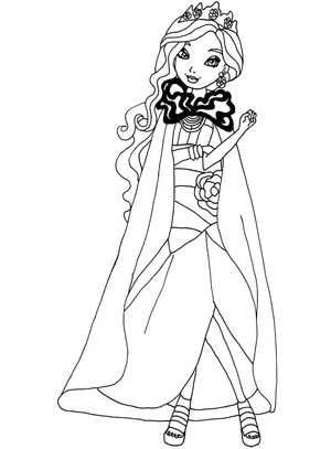 Página para Colorir Briar Beauty de Ever After High