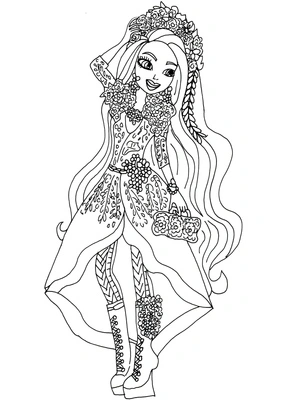 Página para Colorir Holly O’Hair de Ever After High