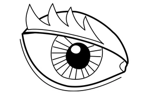 Página para Colorir Eu Espio