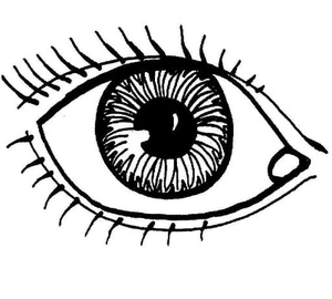Página para Colorir Página para Colorir de Olhos para Imprimir