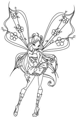 Página para Colorir Fada da Disney