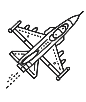 Avião de Caça Simples