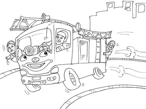 Caminhão de Bombeiros