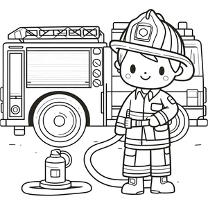 Um Bombeiro Adorável