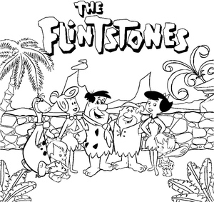 Folha de Atividades dos Flintstones para Imprimir