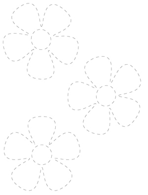 Folha Básica de Contorno de Flor